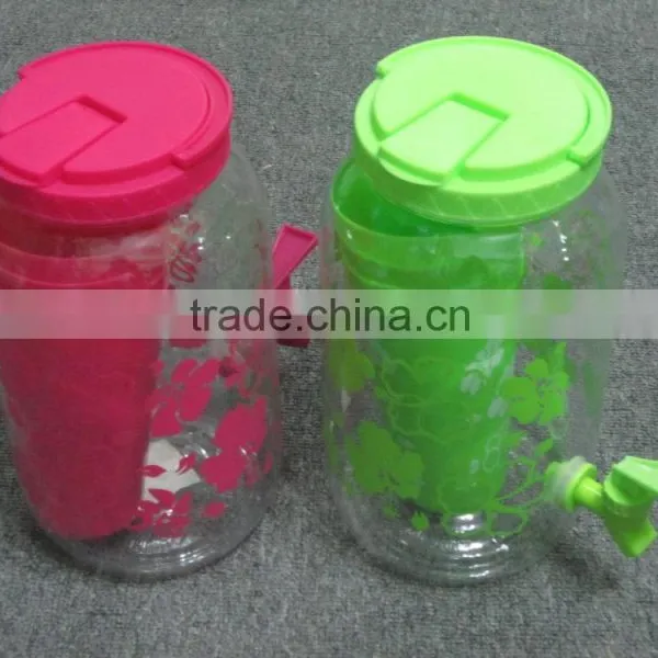 2015 Hot Selling Camping Juice Dispenser With Tumbler BPA FREE Jar PET Juice Jar With Tumblers photo-5