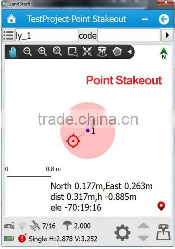 CHC RTK Survey Software LandStar6.0 Point Survey Land Survey photo-5