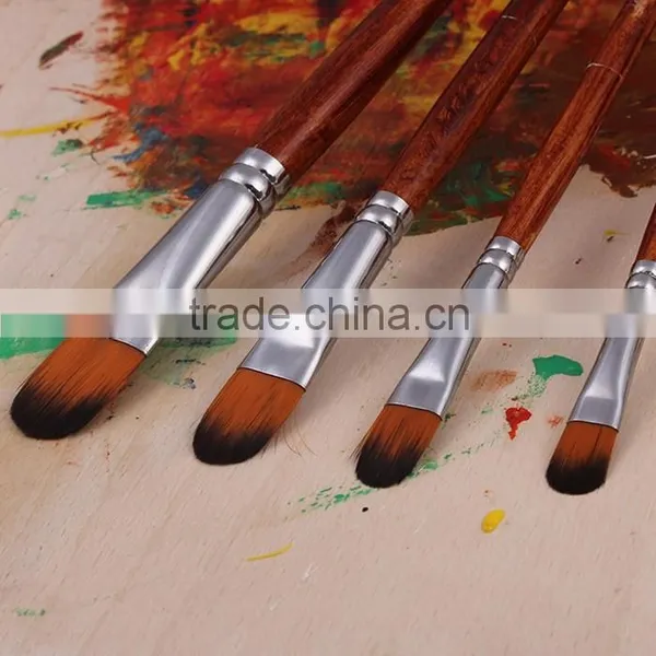 5pcs 2015 The Newest Design Qualitied Nylon Artist Painting Brushes photo-3