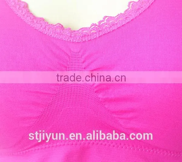 2016 Shantou Sport Bras Seamless Cheap Padded Yoga Bra Tops photo-3