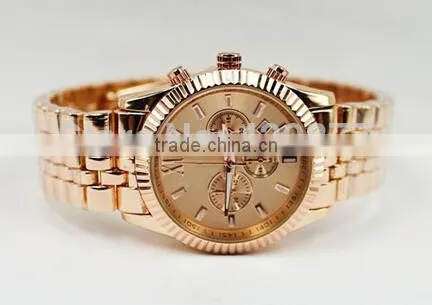 Hot M Brand Luuy ROMA Dial Stainless Steel Quartz Watch Women Lady / w of the Original Gold Silver Rose Gold LOGO photo-5
