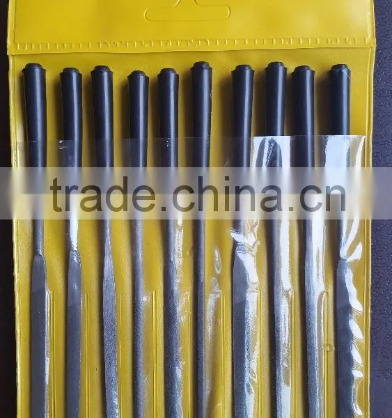 Diamond quare Needle Files Set ,Round wood handle diamond files rasp files tools