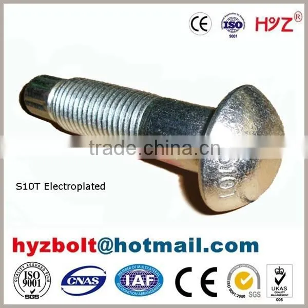 Carbon Steel ASTM A325 Heavy Structural Bolt Fasteners
