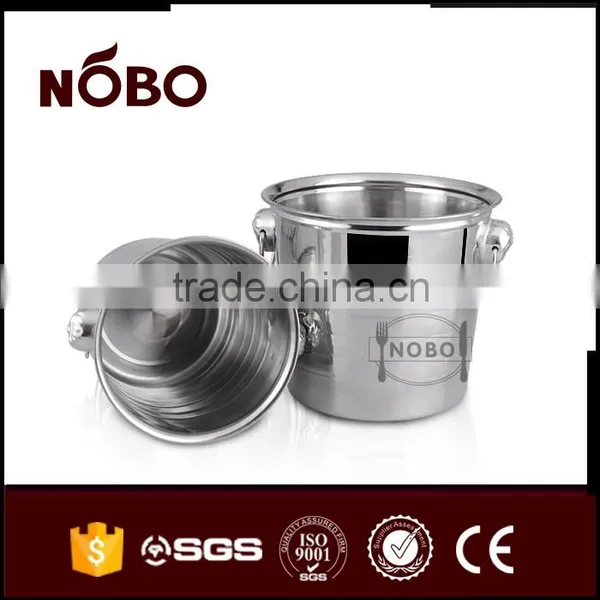 Bar Use Durable Stainless Steel Beer Ice Bucket photo-6