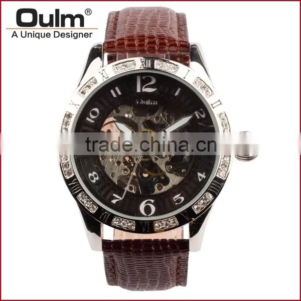 2015 Oulm Lady Watch, Colorful Unisex Watch, Mechanical Watch Made in China
