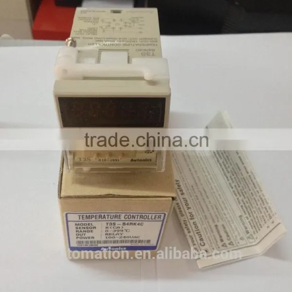 Temperature Controllers T3S-B4RK4C 0-399C, 100-240VAC, Relay Output