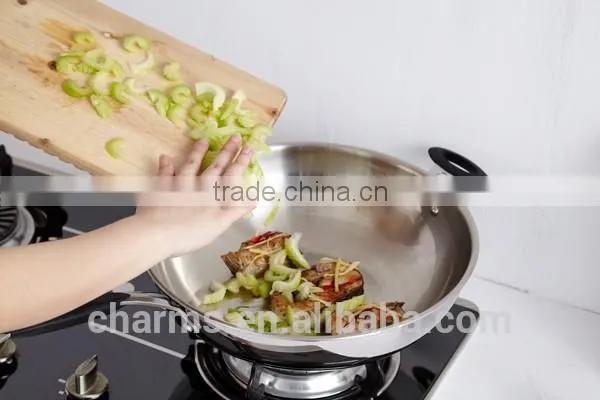 5 Ply Steel S S Fry Pan for Induction Cooker photo-5