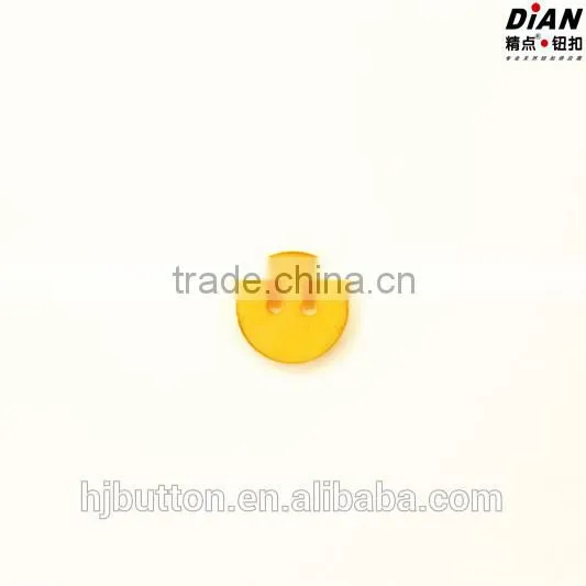 2016 DIAN Custom Buttons With Burnt Effect 2 Hole Corozo Buttons Yellow Color photo-2