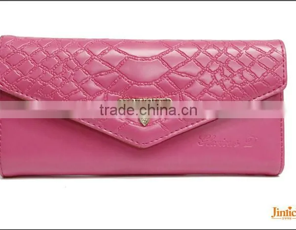 Women's Trifold PU Purse / Ladies Envelope Wallet photo-2