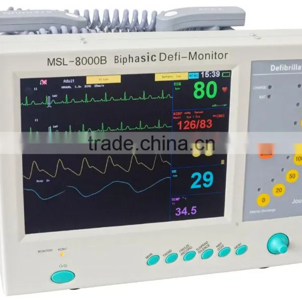 MSL9000A-W Potable and Cheap Monophasic/Biphasic Defibrillator for Sale photo-3