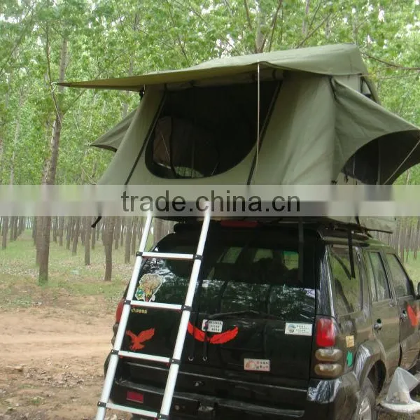 Ripstop Polycotton Canvas 4WD Camper Roof Top Tent photo-5