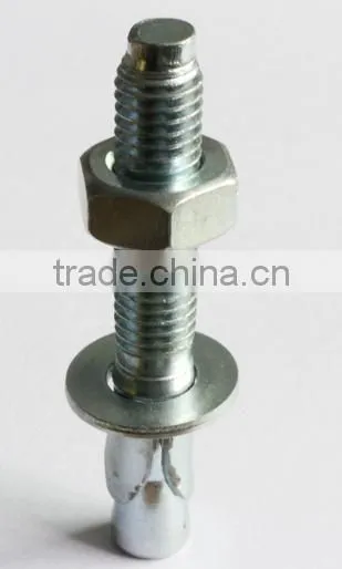 Carbon Steel Wedge Anchor Blue White Zinc photo-3