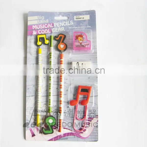 2015 Dedo Music Fancy Music Note Stationery Set 6pcs/set,promotion Stationery Set. photo-3