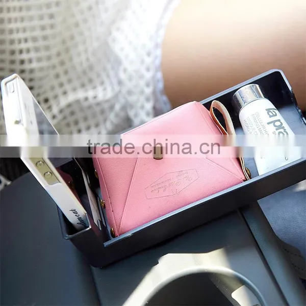 New Black Car Organizer Car Storage Automotive Box Trash Catc Holder For Tools Mobile Phone Sun Glasses Travel Kit photo-2