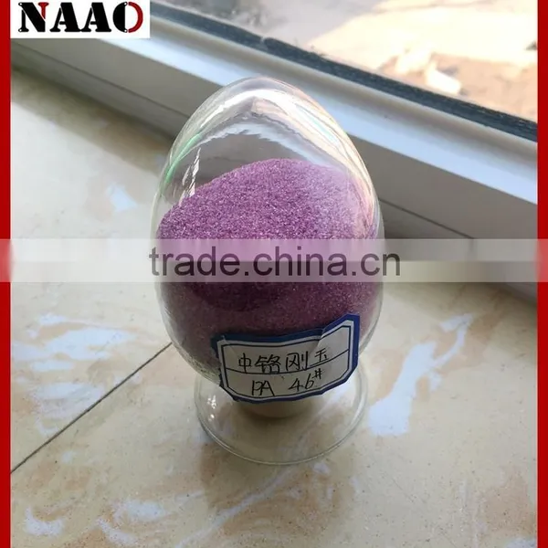 F46 Medium Chromium Pink Aluminium Oxide/PA as Abrasive