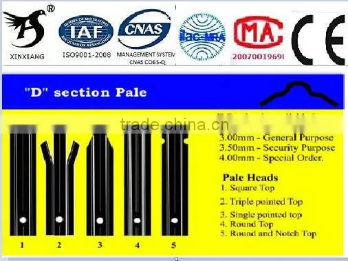 Hot Sales Steel Palisade Fencing