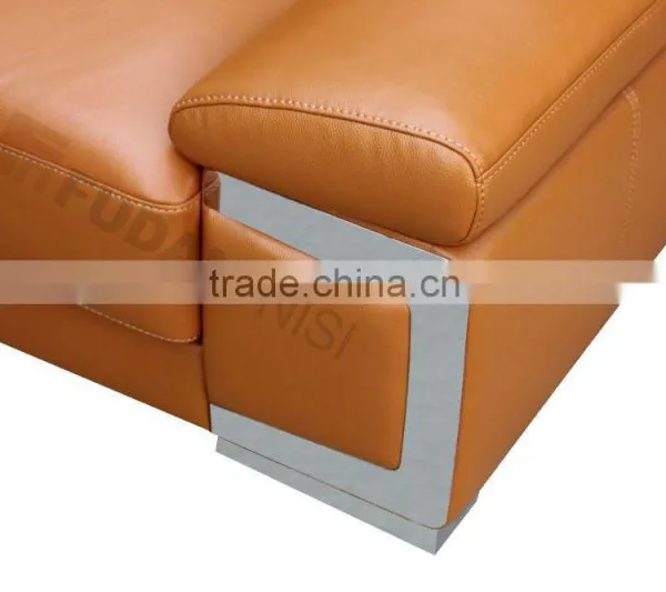 Italian Furniture Stainless Steel Two Seater Sofa Modern photo-6
