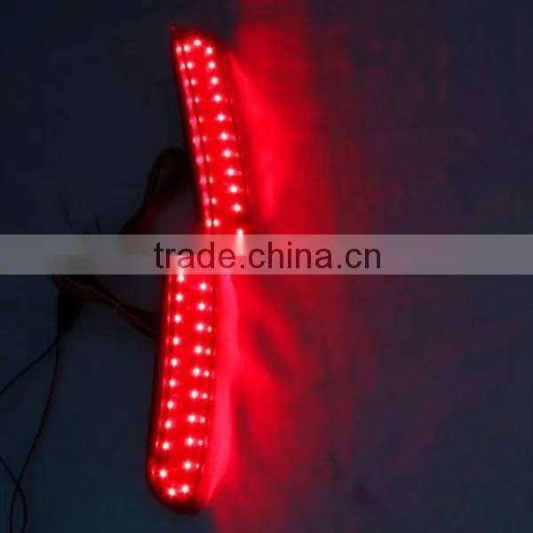 Red Lens LED Rear Bumper Reflectors Light Lamp For Toyota 2012-2013 Highlander Add-on Rear Brake Tail Parking Warning Light photo-5