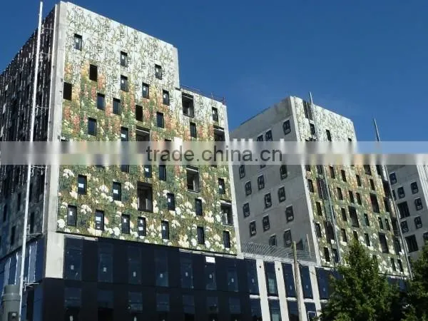 Exterior Curtain Wall Glass Colored Tempered Glass For Building photo-2