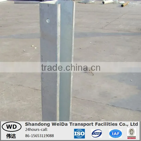 Galvanized C Section Post for Guardrail photo-2
