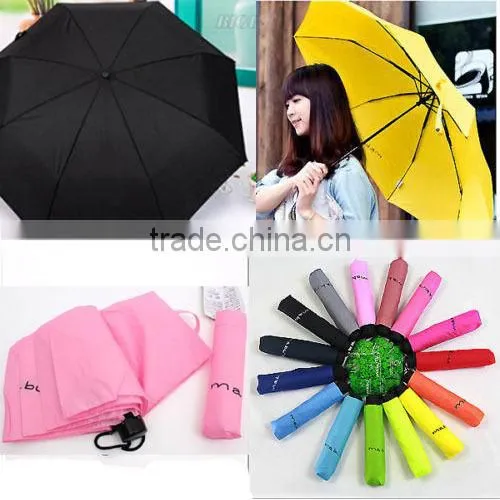 Budget Price Manual Open Compact Fold Umbrella photo-4