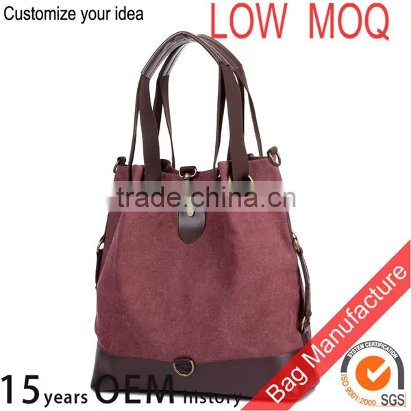 Custom Larege Capacity Canvas Side Bags for College Girls Quality Choice Supplier's Choice photo-2
