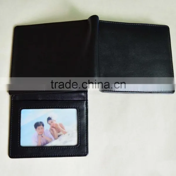 RFID Blocking Leather Bifold Wallet for Men Black photo-2