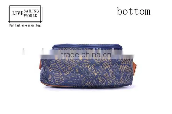 Classical Chinese Handmade Folk Style Ladies Canvas Messenger Bag photo-4