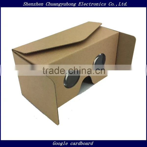 Custom Google Cardboard Foldabe 3D Glasses Virtual Reality Headset Mini VR Viewer for Samsung Xiaomi Smartphones photo-3