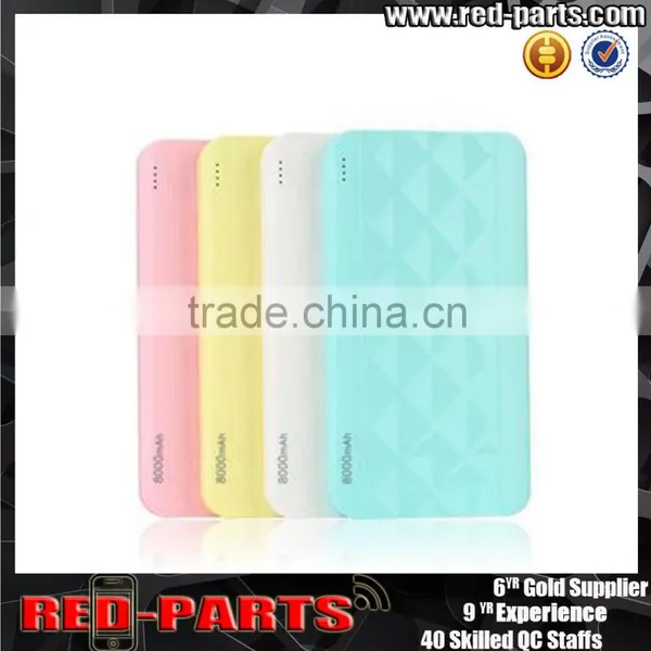 China Newest Design 8000mAh Smartphone Back Cover