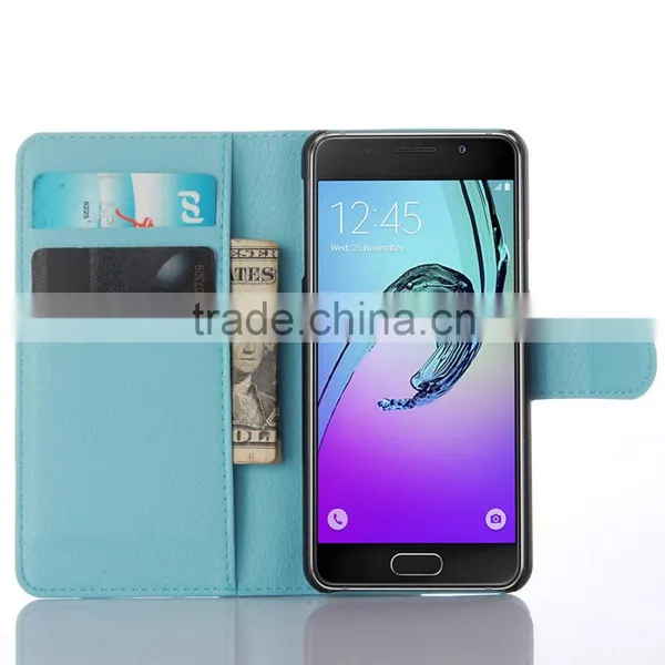 High Quality Leather Card Wallet Folio Stand Flip Case Cover for Samsung GALAXY A3 A310 photo-5