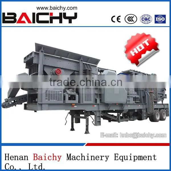 Small mobile crusher with Super convenient and efficient operation