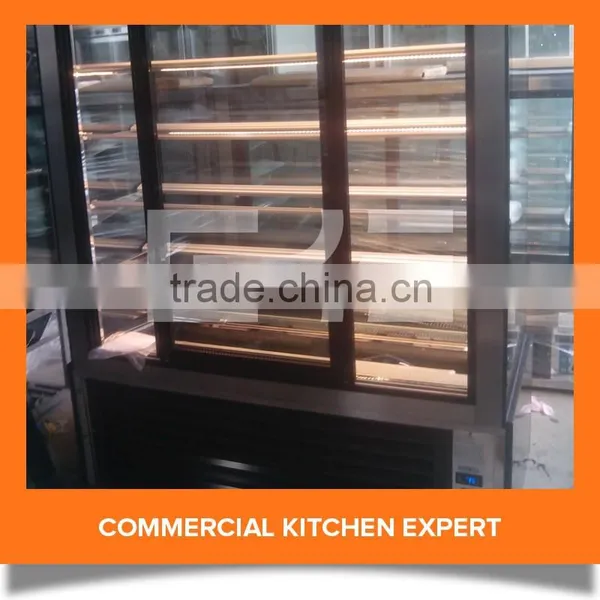 Competitive Prices Commercial Free Standing Glass Modern Bakery Cake Showcase Cake Freezer Cake Display Cabinet photo-4