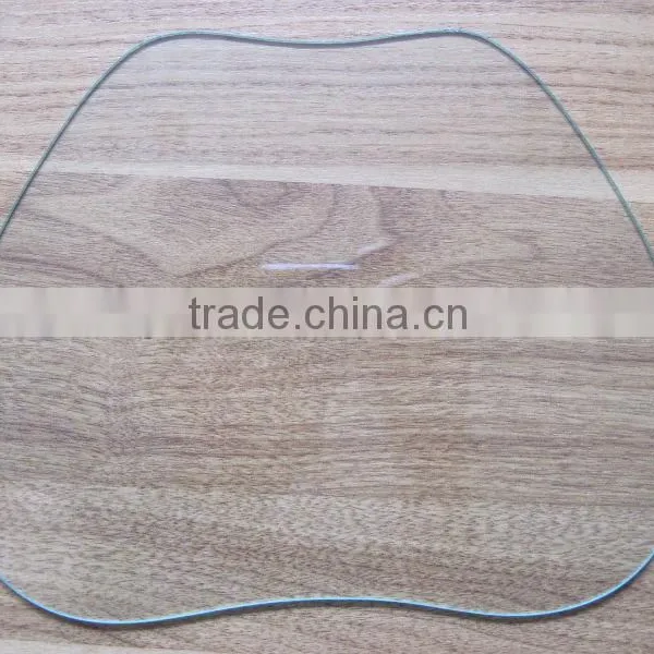 2.0mm Clear Cut Glass Customized Transparent Sheet Glass Edge of Glass photo-2