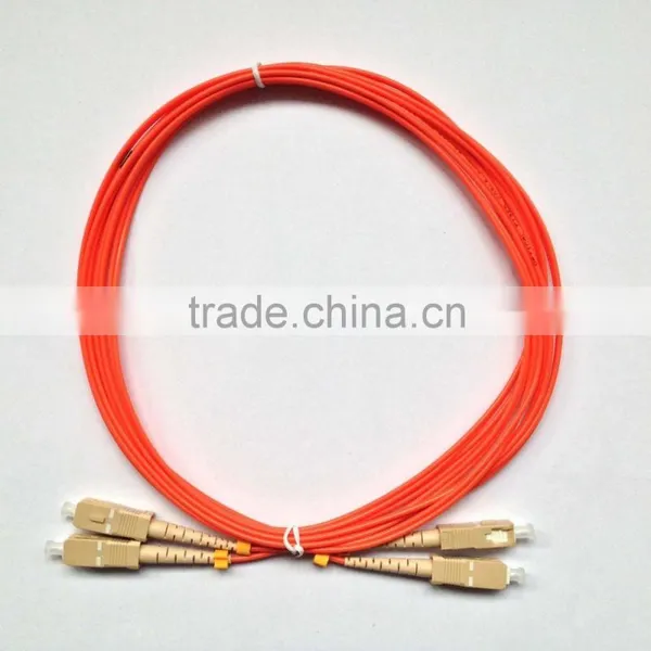 G657 sc Multi Mode Duplex Orange Color Fiber Optic Patch Cable With Low Price photo-3