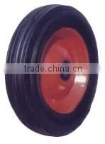 High Quality Wheelbarrow Rubber Wheel 400-8 PU photo-5