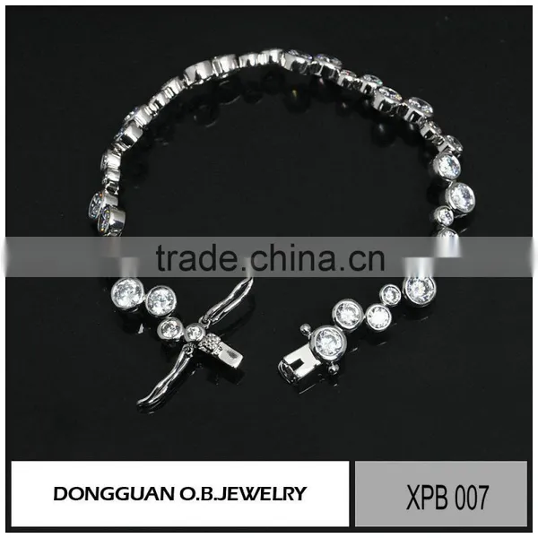 Fashion Bracelet, Brass Material Charm Zircon Bracelet photo-3