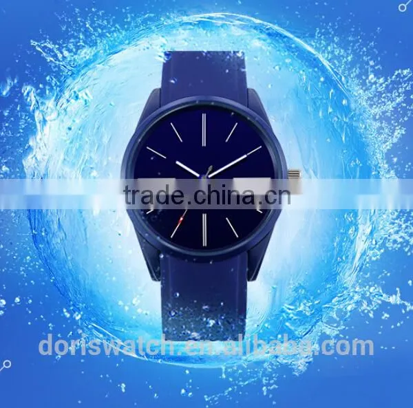 Promotional Simple Private Label Pure Color Silicone Watch China Wholesales Watches photo-2