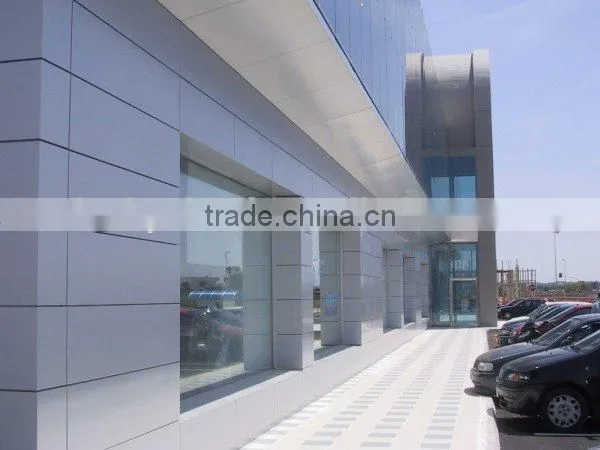 4MM Silver Mirror Aluminium Composite Panel Unbreakable Material Used in Building photo-2