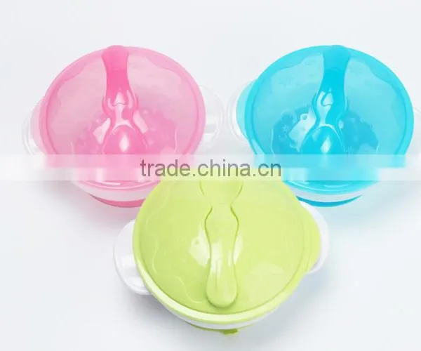 High Quality BPA Free pp Plastic Baby Training Bowl With Sucker photo-5