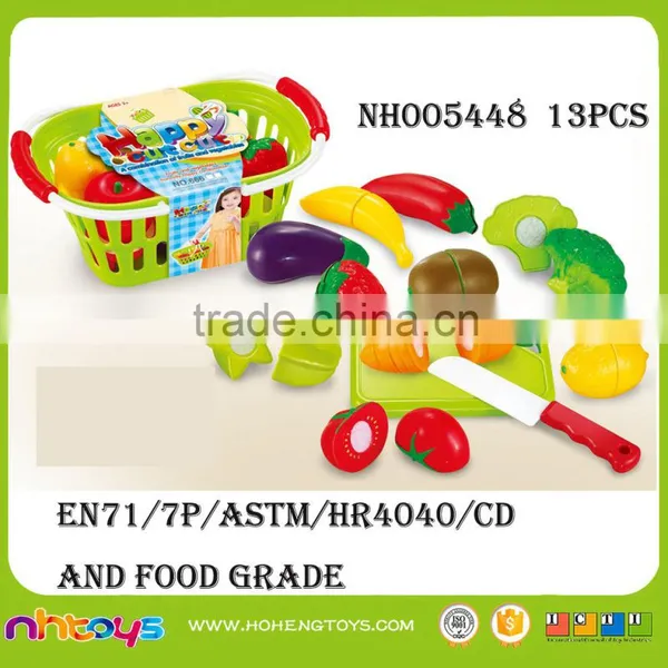 Plastic Fruit and Vegetable Set Toy Plastic Fruit and Vegetable Set