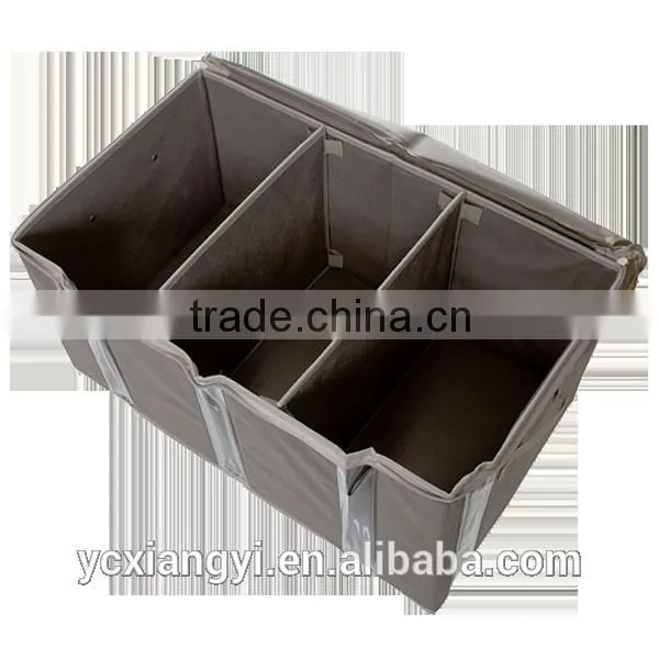 Divided Multi-compartment Storage Box, See-Through Window Zipper Storage Box photo-4