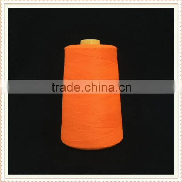 Hubei Supplier 100% Dyed Cone Polyester Spun Sewing Thread 40/2 photo-3