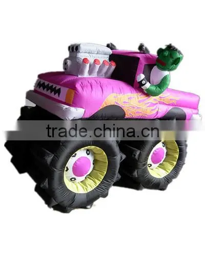 Inflatable Green Giant in Tank
