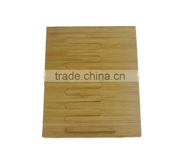 DT013/Hot Sales Bamboo Square Ipad Holder,New Design Bamboo Ipad Rack,Tablet Stand photo-2