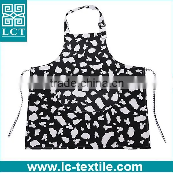 Custom Womens Milk Patterns Bust Halter Coverall Kitchen Apron photo-3