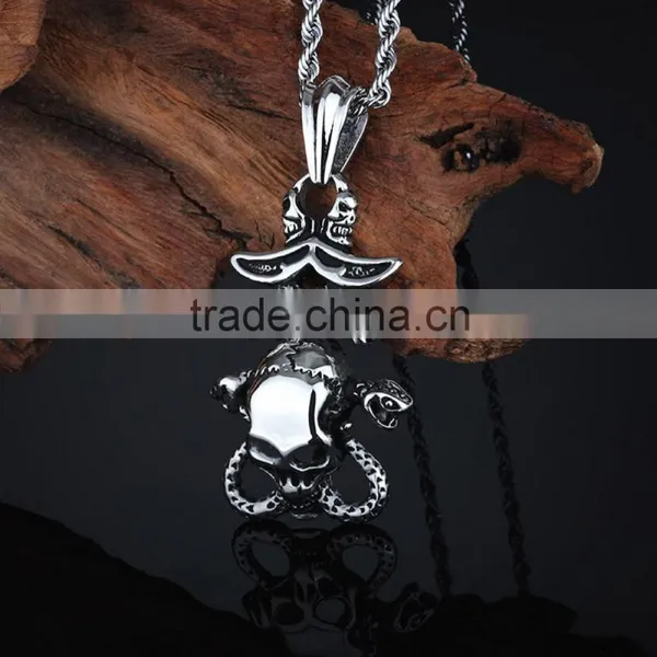 Fashion Stainless Steel 50 Cent Jewelry Pendant photo-3