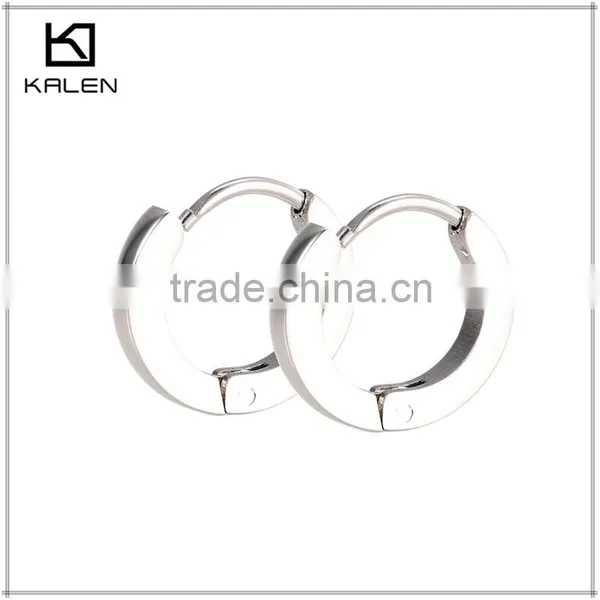 Custom 925 Thailand Silver Plated Stud Stainless Steel Earrings Jewelry photo-2