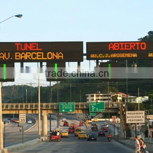P31.25 Amber Color VMS Variable Message Signs for Traffic Guidance photo-2