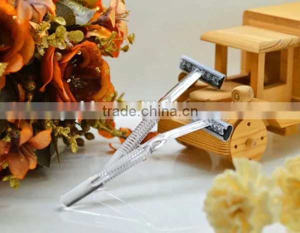 Twin Blades Hotel Shaving Razor for Men/shaver Hotel Shaving Kit/hotel Shaving Cream Lotion Factory photo-5